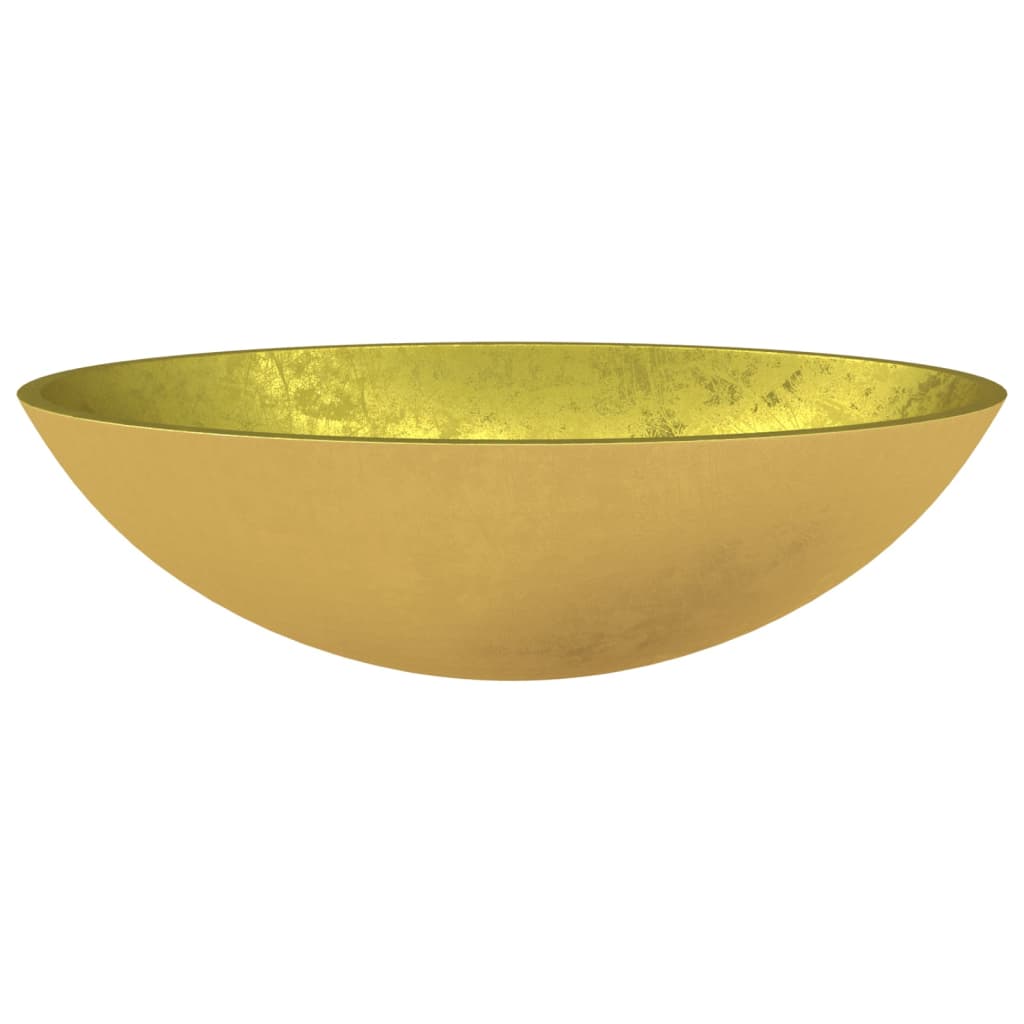vidaXL Wash Basin 50x37x14 cm glass transparent