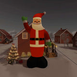 vidaXL Kerstman met LED-verlichting opblaasbaar 370 cm