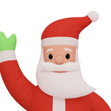 vidaXL Kerstman met LED-verlichting opblaasbaar 370 cm