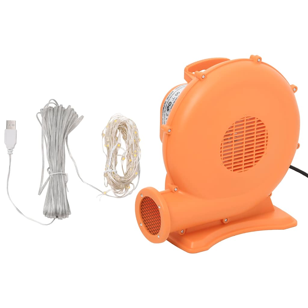 vidaXL Kerstman met LED-verlichting opblaasbaar 370 cm