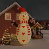 VidaXL Inflatable Snowman with LEDs 630 cm