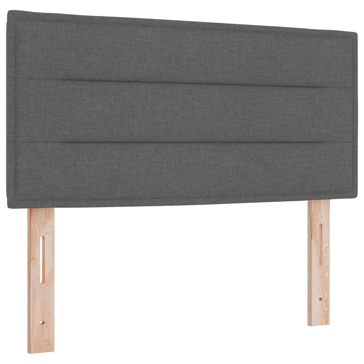 vidaXL Boxspringbed met matras en LED Lichtgrijs 90 x 190 cm Stof