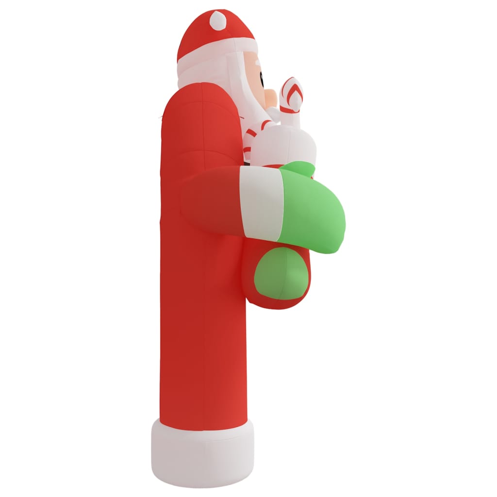 VidaXL Kerstboog opblaasbaar met LED's 260 cm