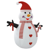 VidaXL Inflatable Snowman with LEDs 630 cm