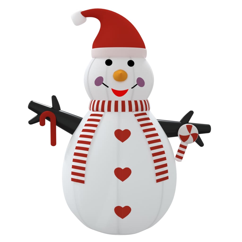 VidaXL Inflatable Snowman with LEDs 630 cm
