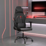 vidaXL Massage Gaming Chair Faux Leather Black and Blue