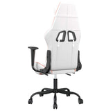 vidaXL Massage Gaming Chair Faux Leather Black and Blue
