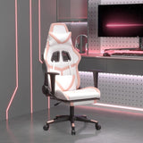 vidaXL Massage Gaming Chair Faux Leather Black and Blue