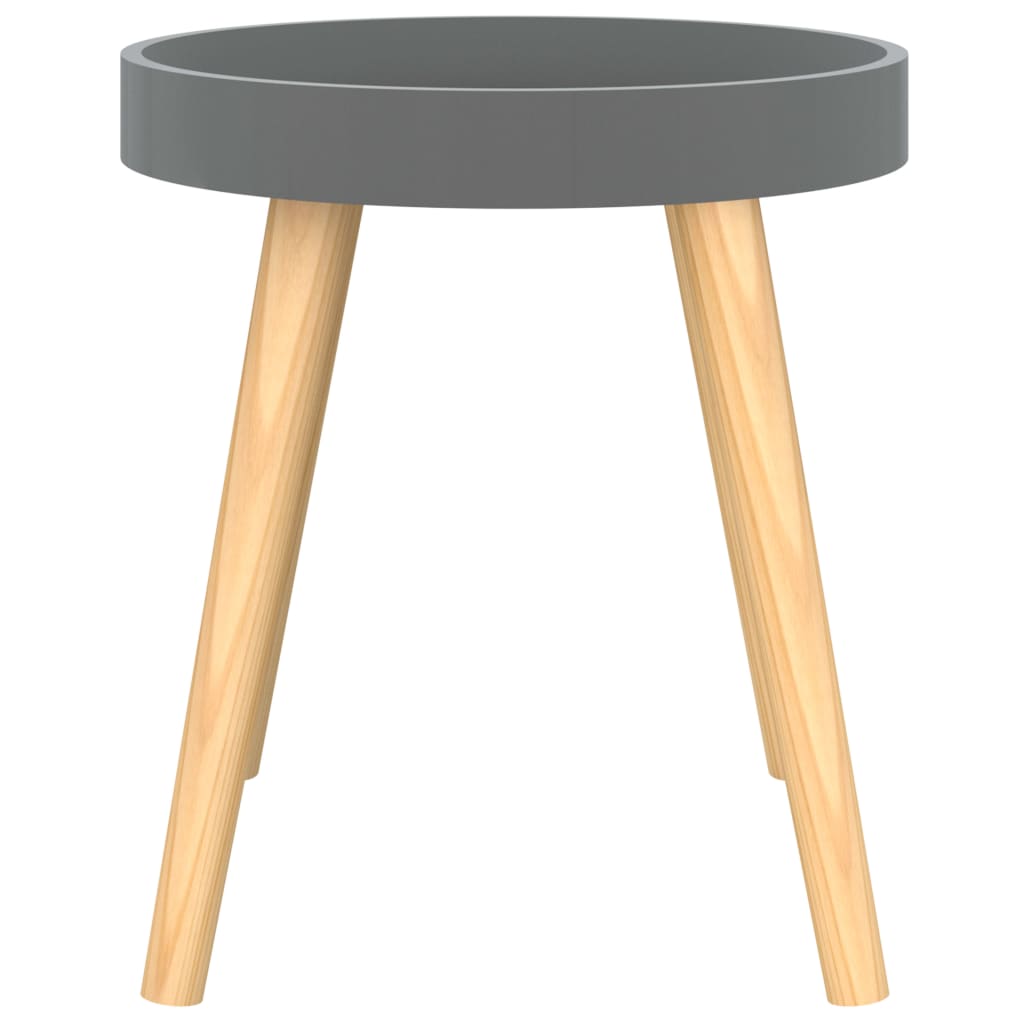 vidaXL Bijzettafel 38x38x40 cm bewerkt hout en grenenhout wit