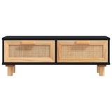 vidaXL Coffee Table 80x40x30 cm Engineered Wood and Pine White