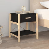 vidaXL Nachtkastjes 2 st 42x38x45 cm bewerkt hout wit