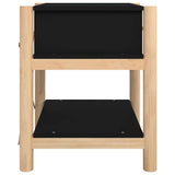 vidaXL Nachtkastjes 2 st 42x38x45 cm bewerkt hout wit