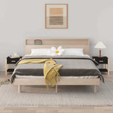 vidaXL Nachtkastjes 2 st 42x38x45 cm bewerkt hout wit