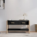 vidaXL Salontafel 82x48x45 cm bewerkt hout wit