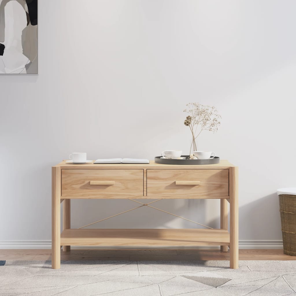 vidaXL Salontafel 82x48x45 cm bewerkt hout wit