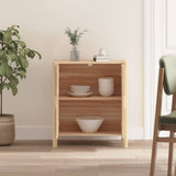 vidaXL Dressoir 62x38x70 cm bewerkt hout wit