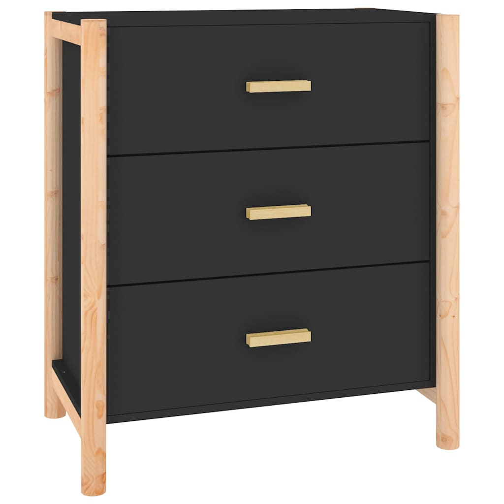 vidaXL Dressoir 62x38x70 cm bewerkt hout wit