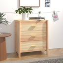 vidaXL Dressoir 62x38x70 cm bewerkt hout wit