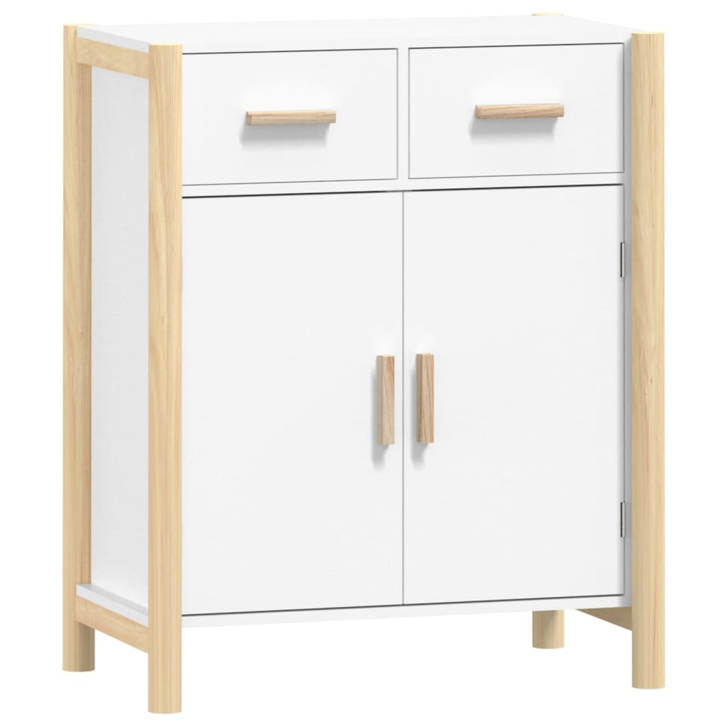 vidaXL Dressoir 62x38x75 cm bewerkt hout wit