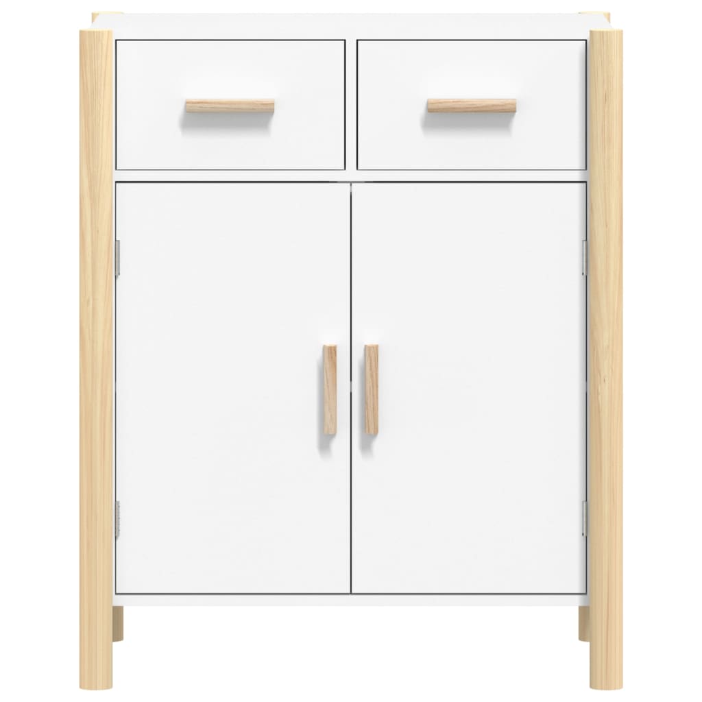 vidaXL Dressoir 62x38x75 cm bewerkt hout wit