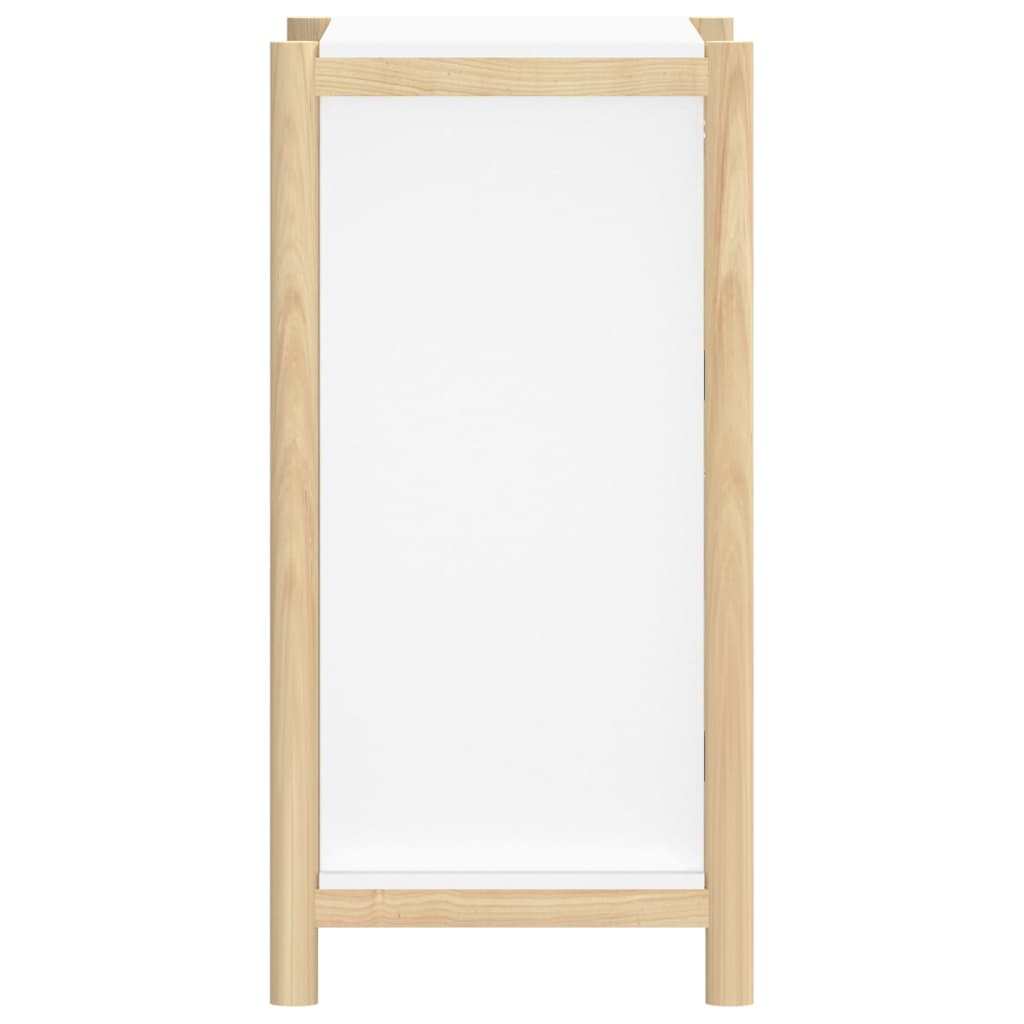 vidaXL Dressoir 62x38x75 cm bewerkt hout wit