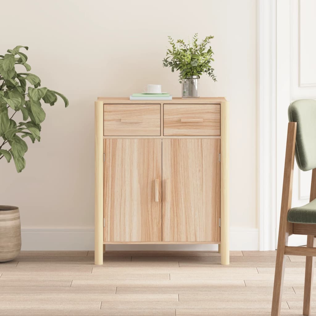 vidaXL Dressoir 62x38x75 cm bewerkt hout wit