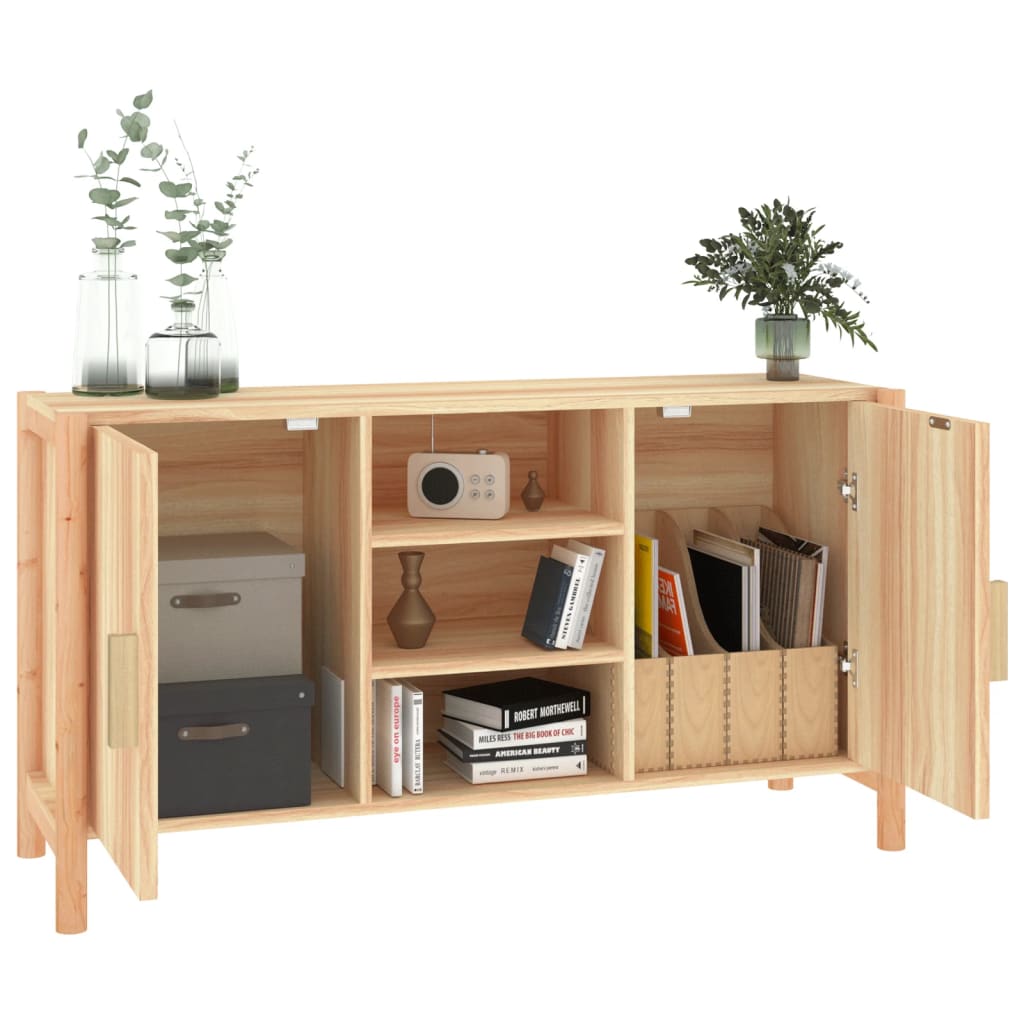 vidaXL Dressoir 107x38x60 cm bewerkt hout wit