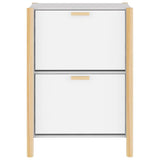 vidaXL Schoenenkast 57,5x33x80 cm bewerkt hout wit