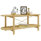 vidaXL Salontafel 110x48x40 cm bewerkt hout wit