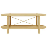 vidaXL Salontafel 110x48x40 cm bewerkt hout wit