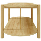 vidaXL Salontafel 110x48x40 cm bewerkt hout wit