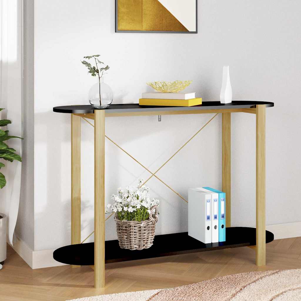 vidaXL Wandtafel 110x38x75 cm bewerkt hout wit