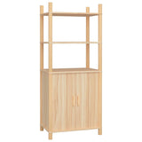 vidaXL Hoge kast 60x40x141 bewerkt hout wit