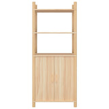 vidaXL Hoge kast 60x40x141 bewerkt hout wit