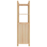 vidaXL Hoge kast 60x40x141 bewerkt hout wit