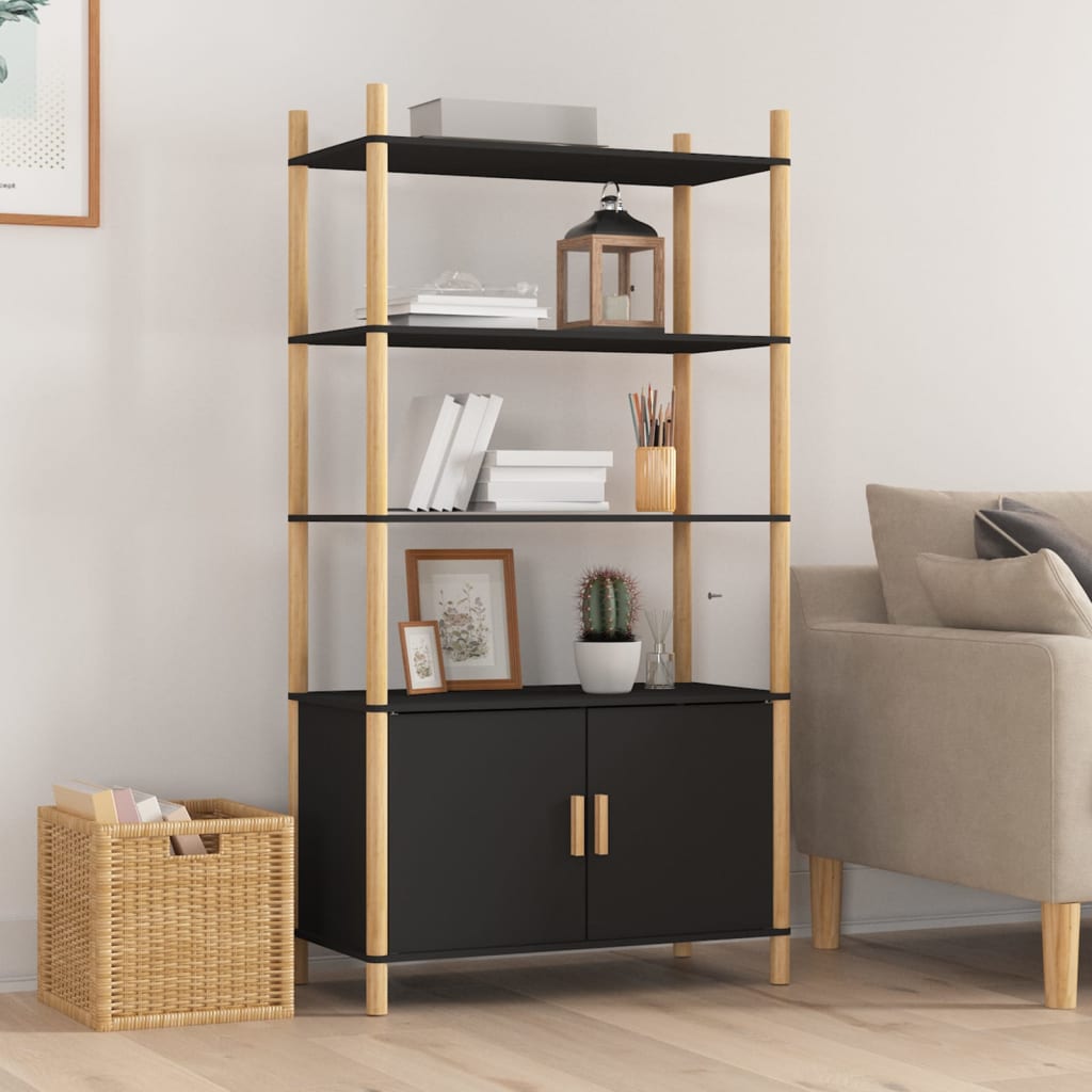vidaXL Tall cabinet 80x40x153 cm engineered wood white