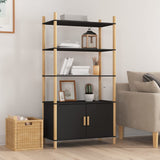 vidaXL Tall cabinet 80x40x153 cm engineered wood white