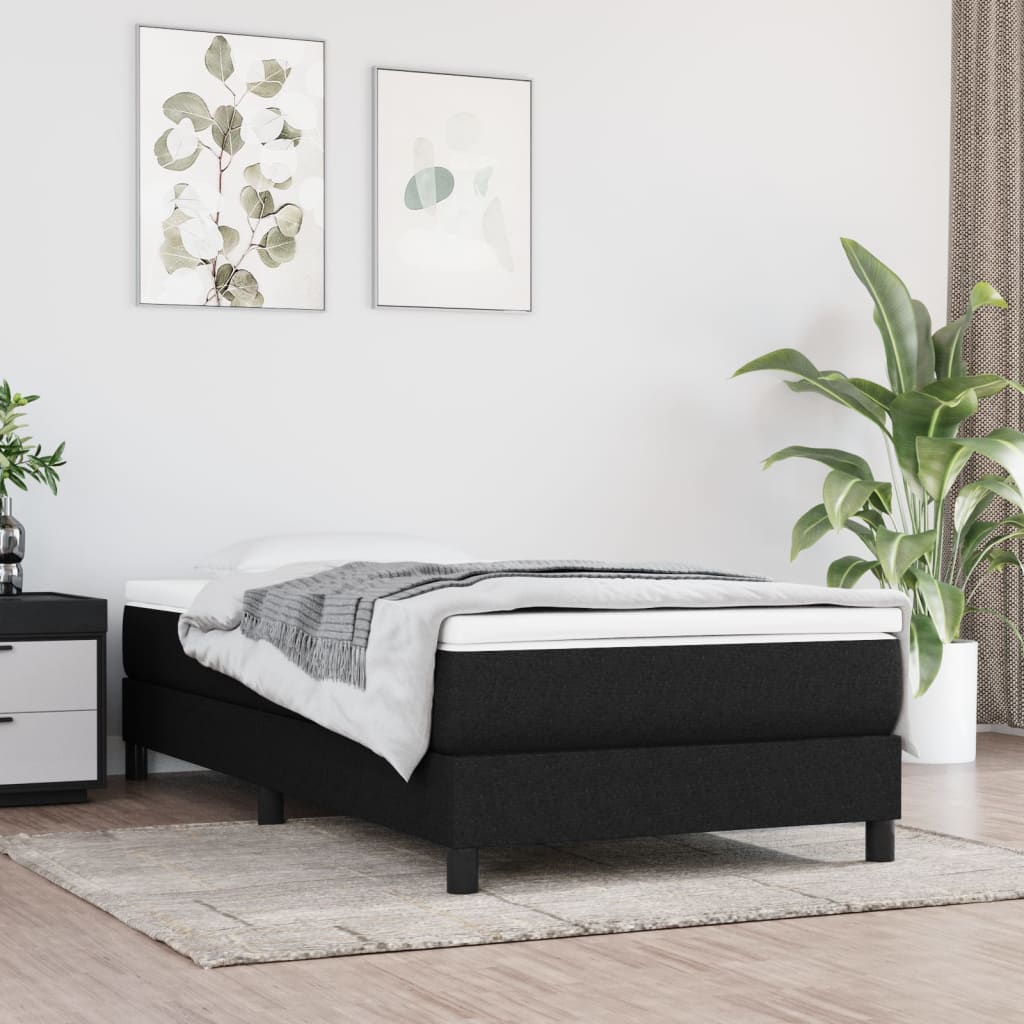 vidaXL Pocketveringmatras medium 80x200x20 cm stof lichtgrijs