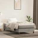 vidaXL Pocketveringmatras medium 80x200x20 cm fluweel lichtgrijs