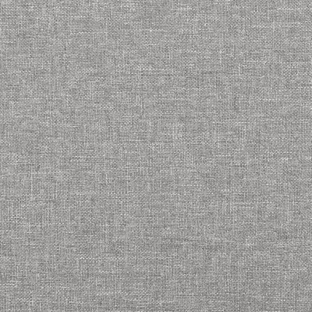 vidaXL Pocketveringmatras medium 80x200x20 cm stof lichtgrijs