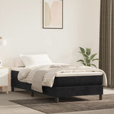 vidaXL Pocketveringmatras medium 80x200x20 cm fluweel lichtgrijs