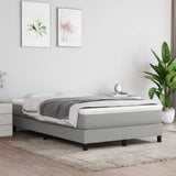 vidaXL Pocketveringmatras medium 80x200x20 cm stof lichtgrijs
