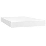 vidaXL Pocketveringmatras medium 80x200x20 cm kunstleer zwart