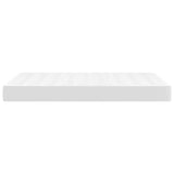 vidaXL Pocketveringmatras medium 80x200x20 cm kunstleer zwart