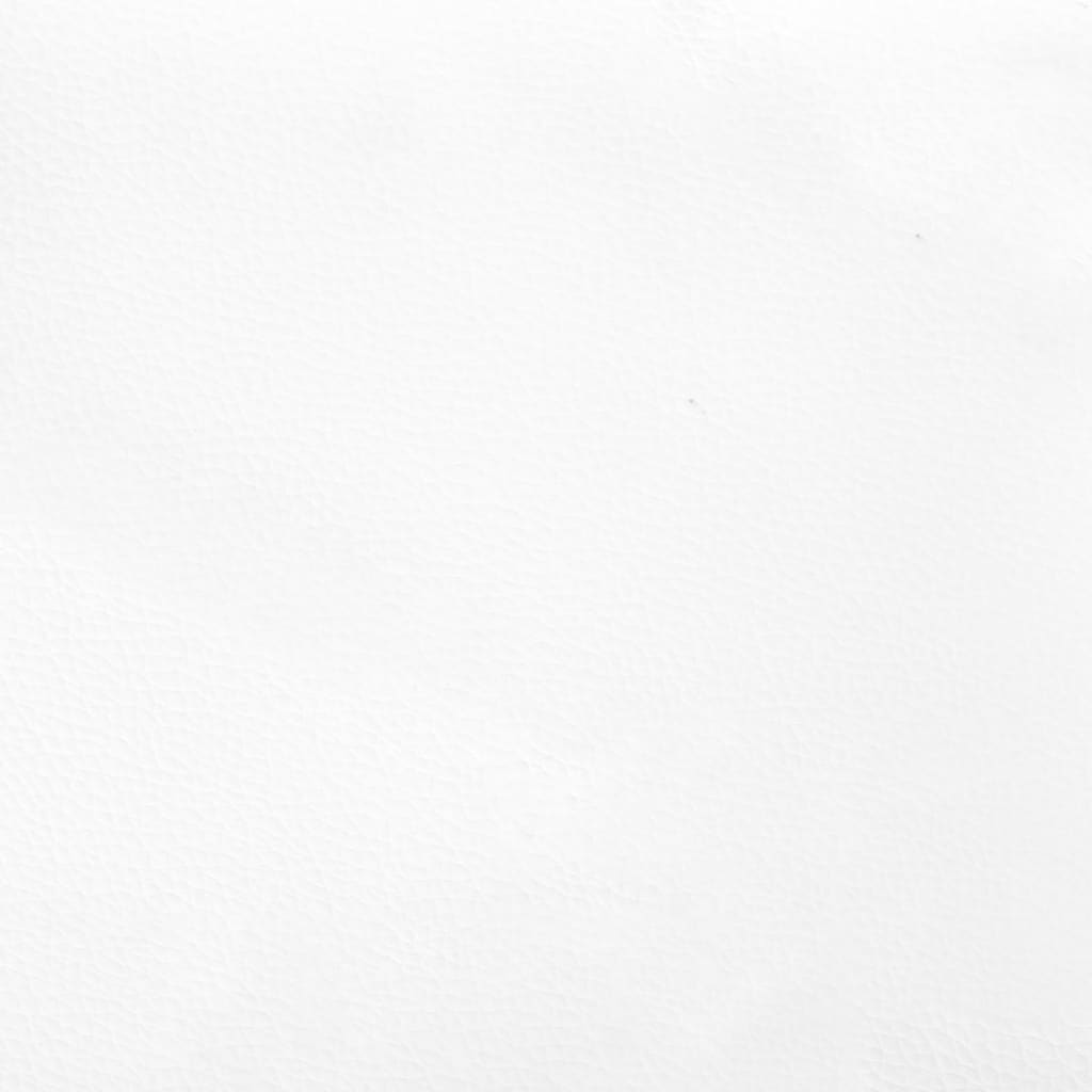 vidaXL Pocketveringmatras medium 80x200x20 cm kunstleer zwart