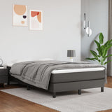 vidaXL Pocketveringmatras medium 80x200x20 cm kunstleer zwart