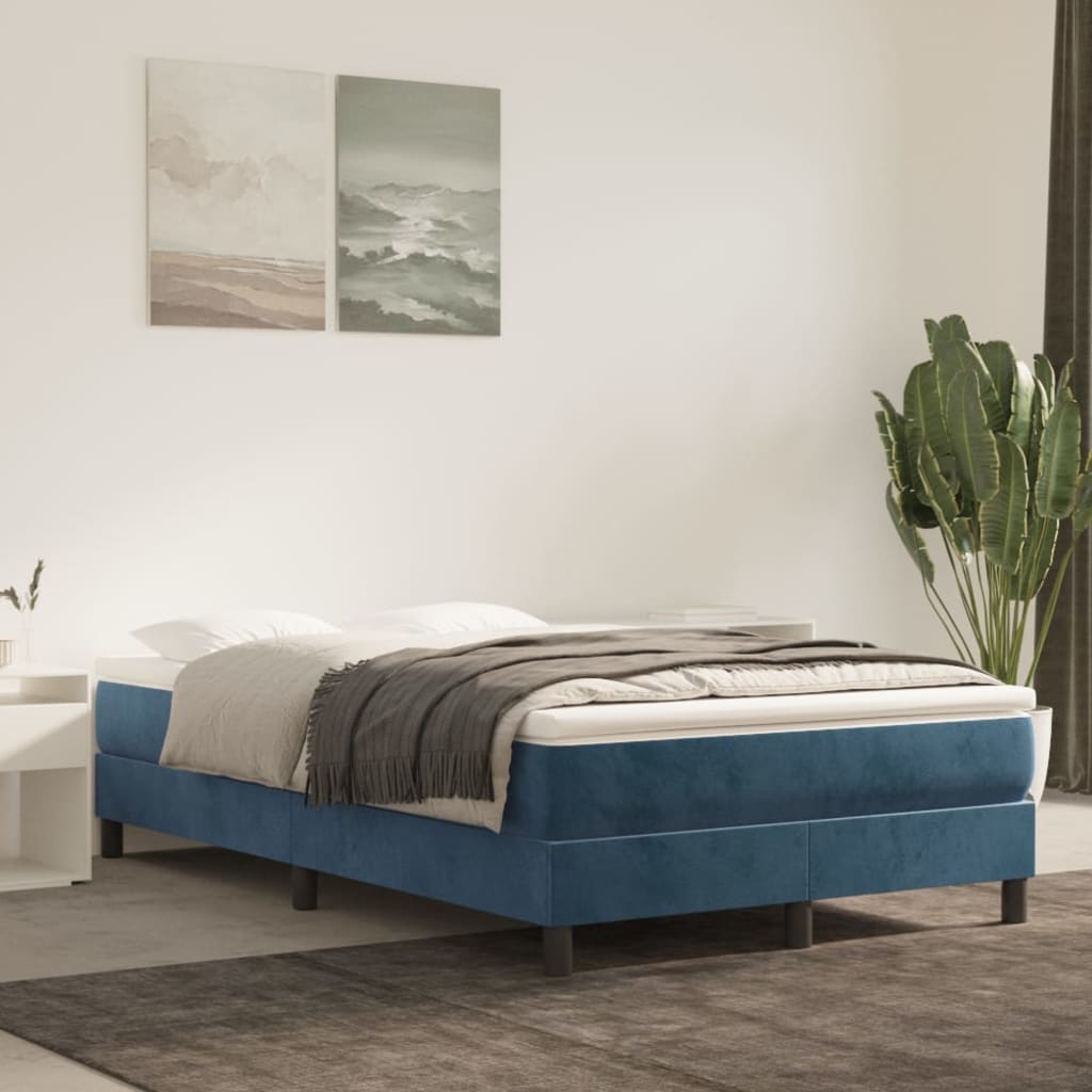 vidaXL Pocketveringmatras medium 80x200x20 cm fluweel lichtgrijs