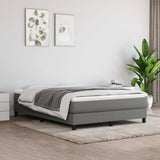 vidaXL Pocketveringmatras medium 80x200x20 cm stof lichtgrijs