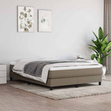 vidaXL Pocketveringmatras medium 80x200x20 cm stof lichtgrijs