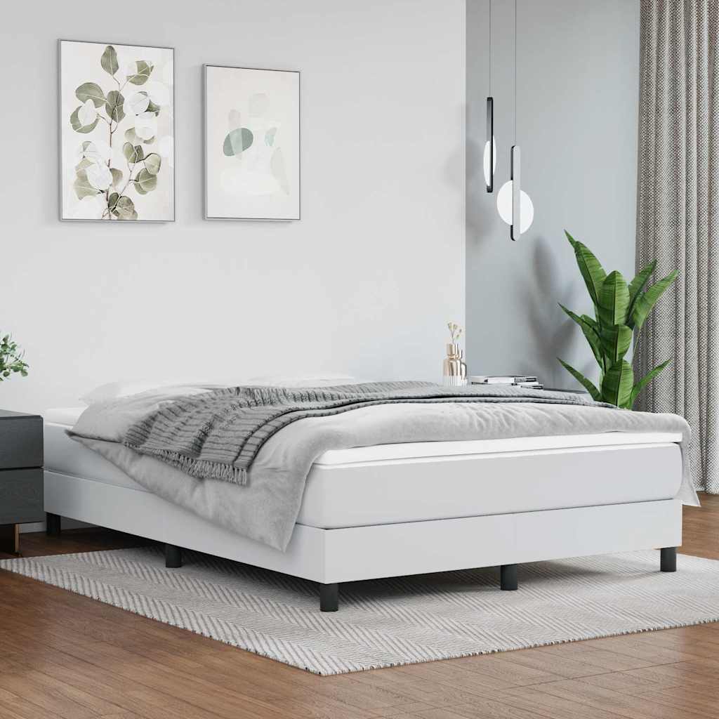vidaXL Pocketveringmatras medium 80x200x20 cm kunstleer zwart